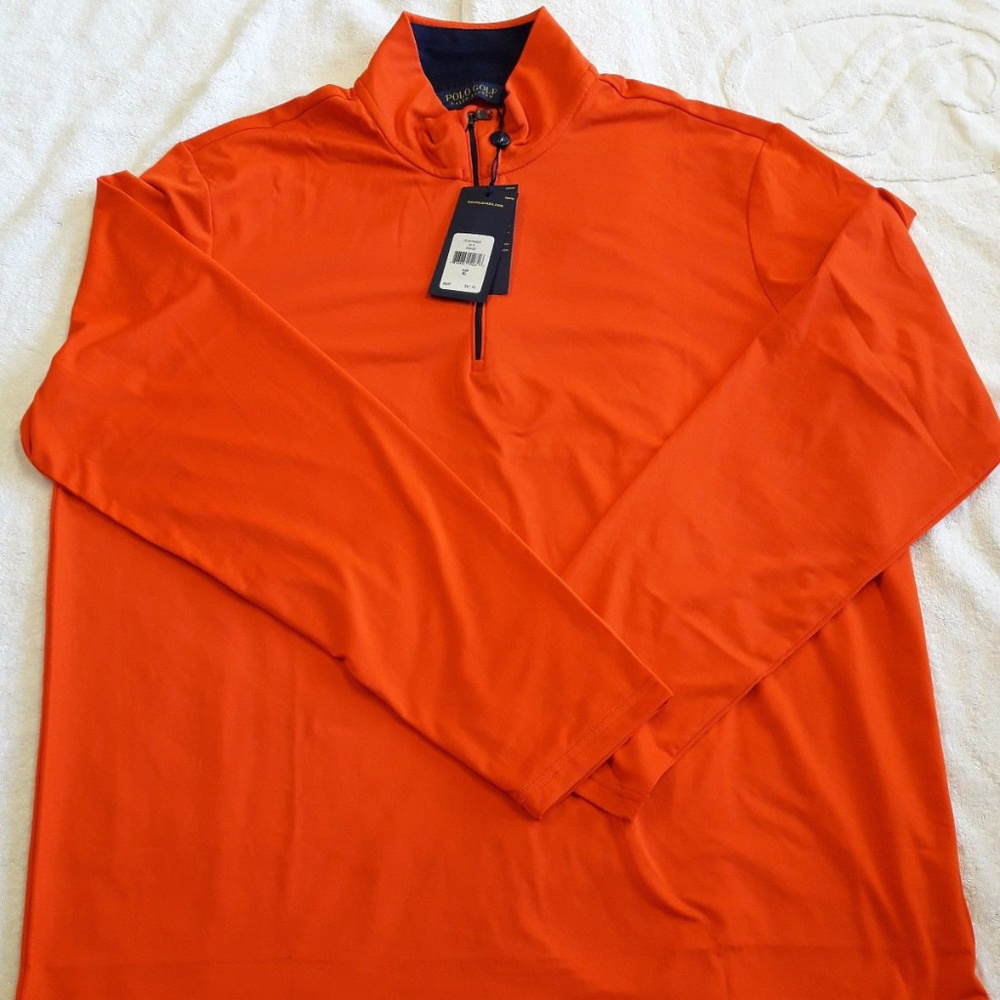 Men's Orange Long Sleeve Shirt